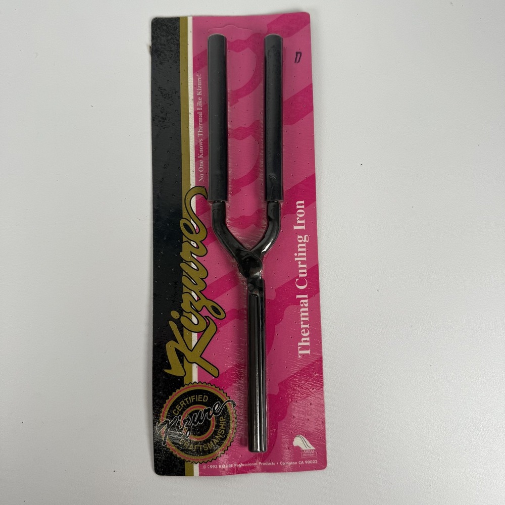 Vintage 1993 Kizure Thermal Curling‎ Iron D Iron New Sealed Htf Rare No's